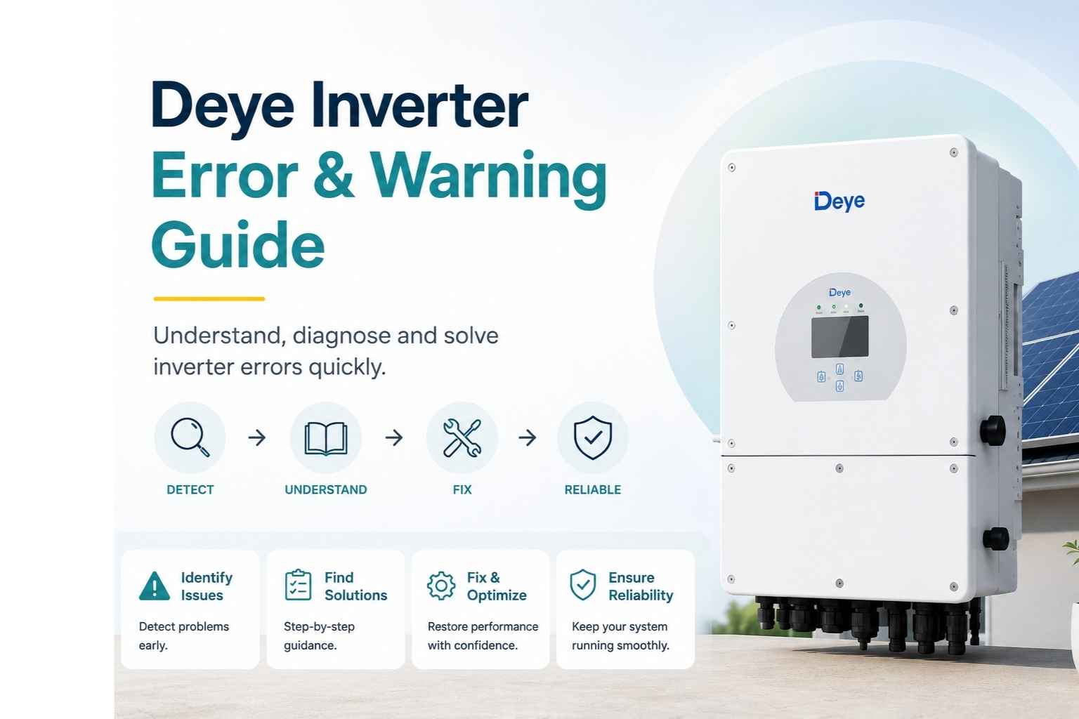 Deye W3 Error – Grid Phase Wrong: Causes and Solutions