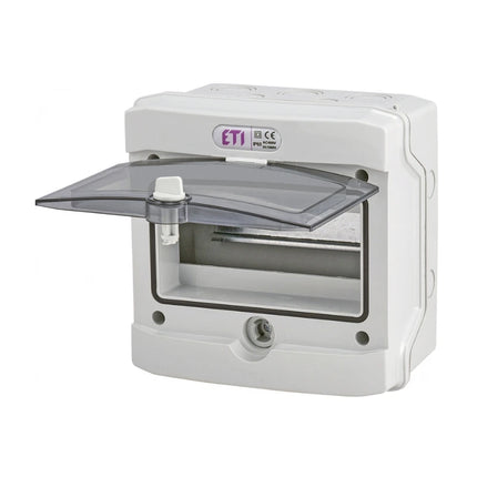 Quadro de fusíveis exterior IP65, fila única, 8UH ETI