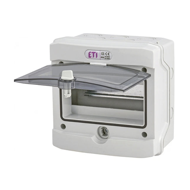 Quadro de fusíveis exterior IP65, fila única, 8UH ETI