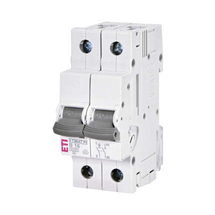 Disjuntor AC 1P+N 16A B 6kA ETIMAT P6 ETI