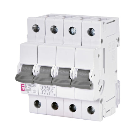 Disjuntor ETIBREAKER P6 AC, 3P+N 6 kA, B40, ETI