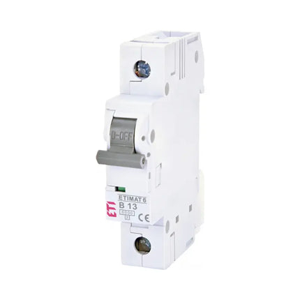 Disjuntor automático ETIMAT 6 ETI 1P 13A B 6kA AC