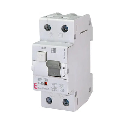 Disjuntor diferencial-residual 2M, tipo A B40 100mA, ETI