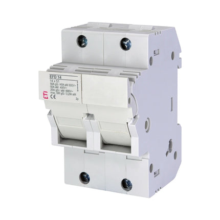 EFD14, ETI 1P+N 50A 14x51 base seccionadora modular AC