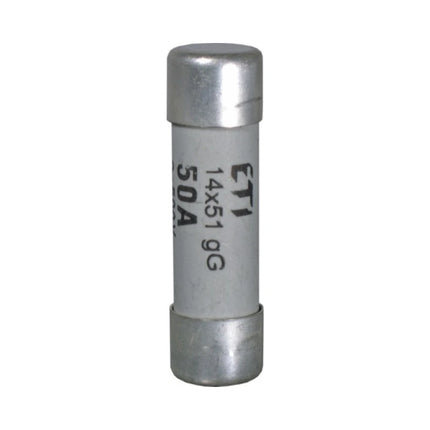 Fusível cilíndrico de 50A/500V AC CH14x51 gG, ETI