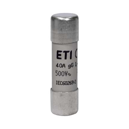 Fusível cilíndrico de 40A/500V CA CH14x51 gG, ETI