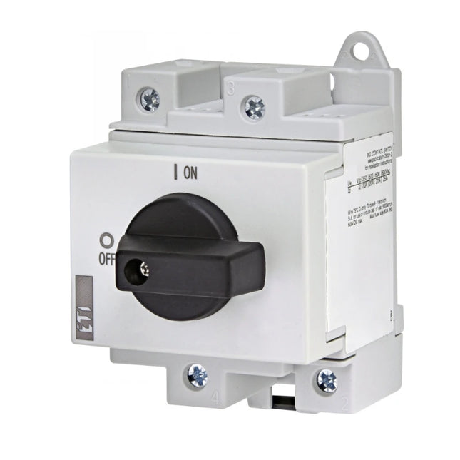 Interruptor ON/OFF 2 polos 32A 1000V DC, ETI