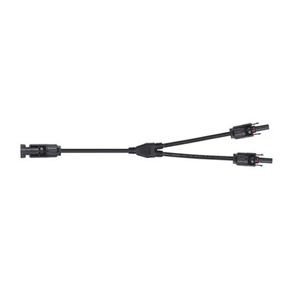 Conector solar GETI MC4: 2x fêmea – 1x macho, 30 cm