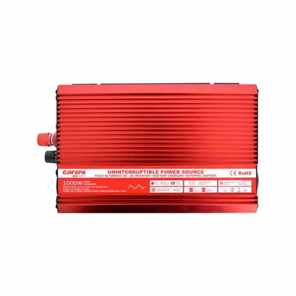 Inversor 12V/230V 1000W com função UPS e carregamento CARSPA