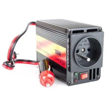 Inversor CARSPA 12V/230V 200W com USB