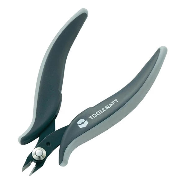 Alicate de corte lateral, formato de pá, TOOLCRAFT