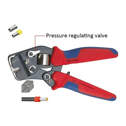 Alicate de cravar para pinos 0,25–16 mm², Premium