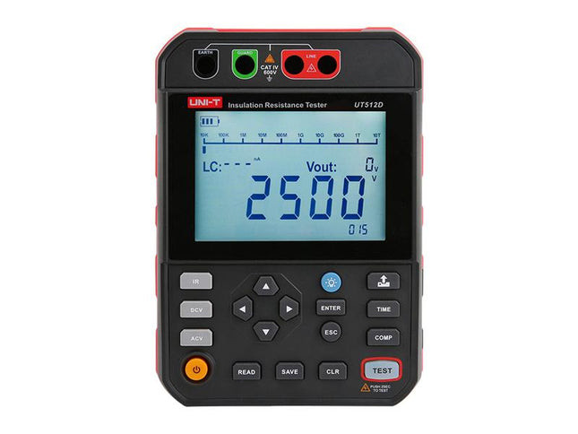 Medidor de Resistência de Isolamento UNI-T UT512D