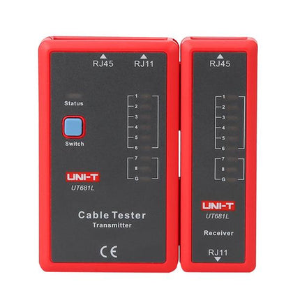 Testador de Cabos UNI-T UT681L (RJ45, RJ11)