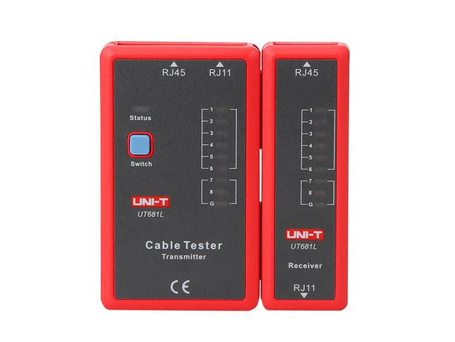 Testador de Cabos UNI-T UT681L (RJ45, RJ11)
