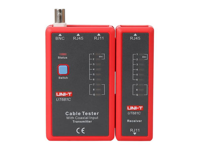 UNI-T UT681C Testador de Cabos (RJ45, RJ11, BNC)