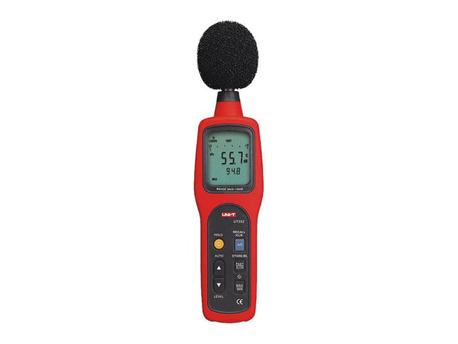 Registo de dados do medidor de nível sonoro UNI-T UT352