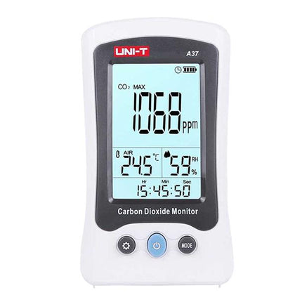 Medidor de concentração de CO₂ UNI-T A37