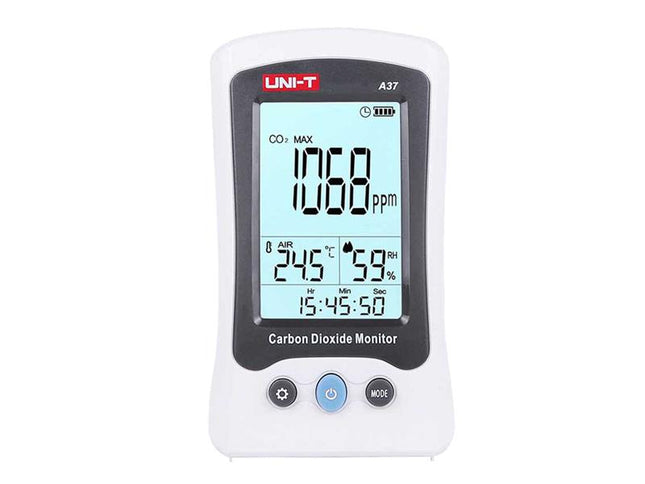 Medidor de concentração de CO₂ UNI-T A37