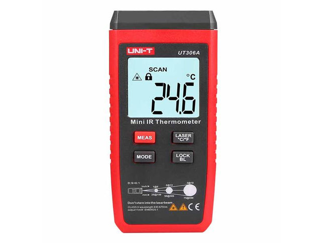 Termómetro de Infravermelhos UNI-T UT306A