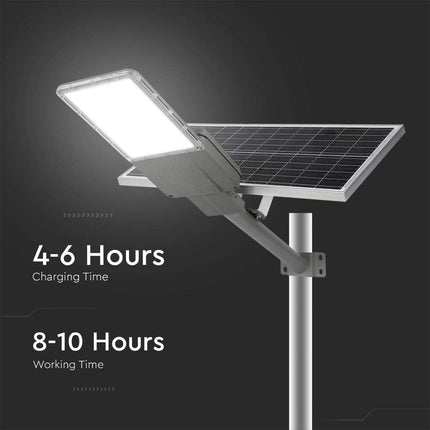 Candeeiro de rua LED solar de 3000 lm, chip Bridgelux, 6400K