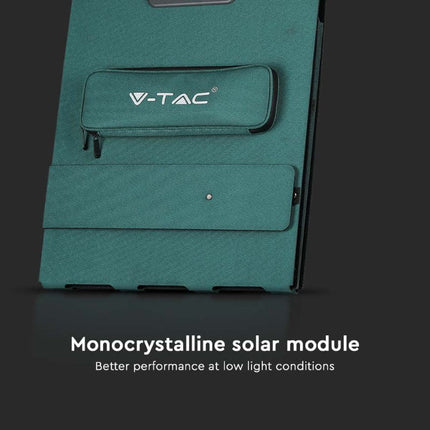 Painel Solar Fotovoltaico Dobrável de 120W para Bateria Portátil