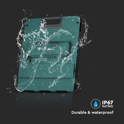Painel Solar Fotovoltaico Dobrável de 160W para Bateria Portátil