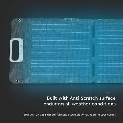 Painel Solar Fotovoltaico Dobrável de 160W para Bateria Portátil