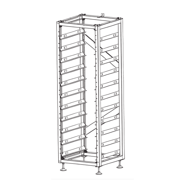 BOS-A rack para 11 módulos, Deye