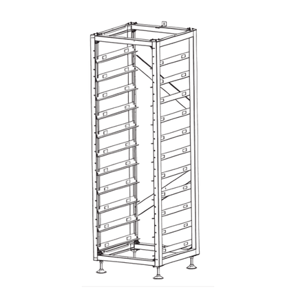 BOS-A rack para 11 módulos, Deye
