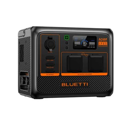Estação de energia portátil Bluetti 600W, carregamento solar ou CA