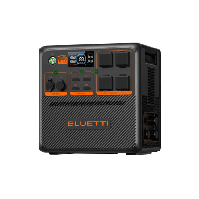 Bluetti Central de Energia Portátil 2400W, carregamento solar ou de rede