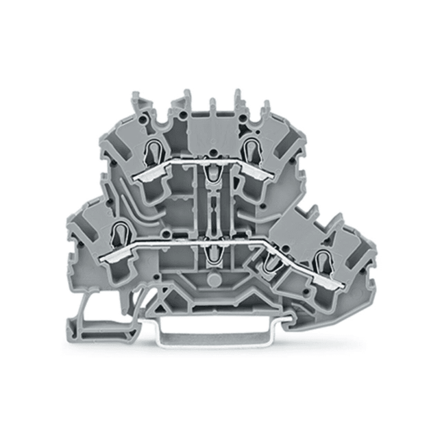 WAGO Topjob 2002-2201 Bloco de Terminais com 4 terminais, 24A, 0.25mm² – 2.5mm²