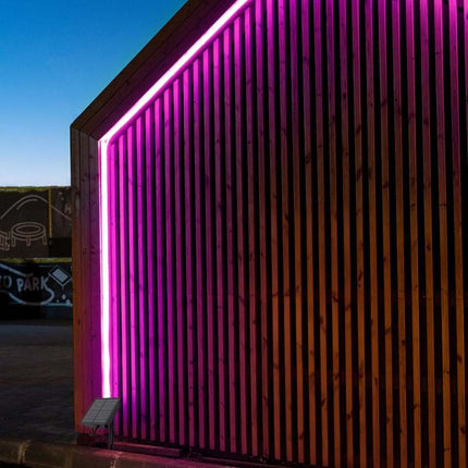 Fita LED Solar IP67, Controlo Remoto, RGB