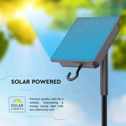 Fita LED Solar IP67, Controlo Remoto, RGB