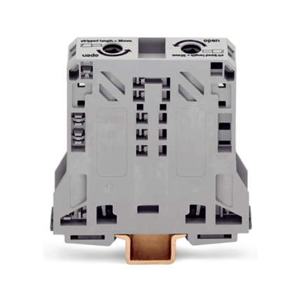 Bloco de terminais WAGO Topjob 285-150 com 2 condutores, 150 A, 10 mm² – 50 mm²