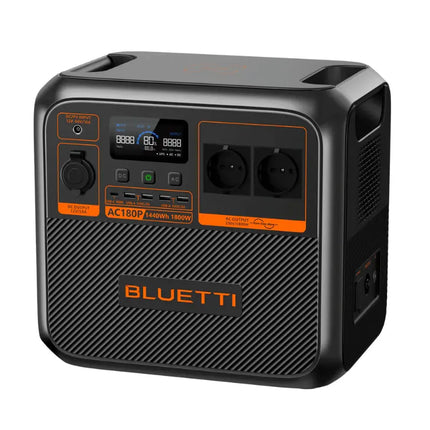 Estação de energia portátil Bluetti 1800W, carregamento solar ou de rede