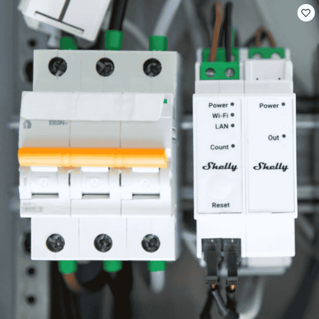 Shelly Pro 3EM Switch Add-On, Contactor Control Module