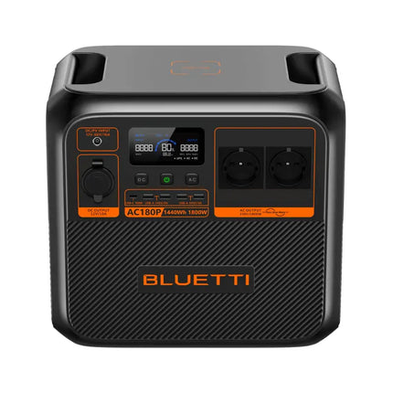 Estação de energia portátil Bluetti 1800W, carregamento solar ou de rede