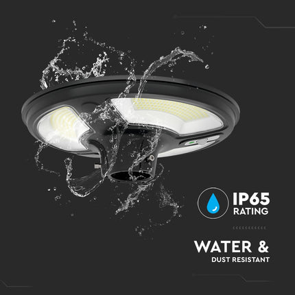 Luz solar LED 1500 lm, comando, sensor de movimento, 6400K