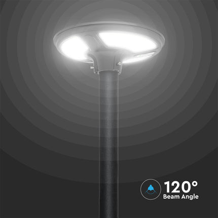 Luz solar LED 1500 lm, comando, sensor de movimento, 6400K