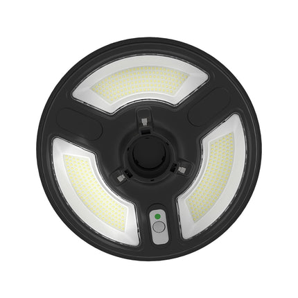 Luz solar LED 1500 lm, comando, sensor de movimento, 6400K