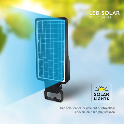 Candeeiro de rua solar LED 4800lm, sensor de movimento, 6000K