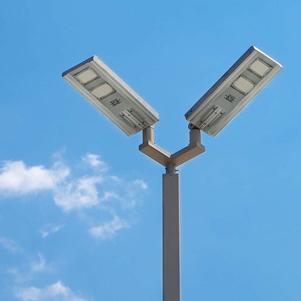 Candeeiro de rua solar LED 2300lm, sensor de movimento, 6400K