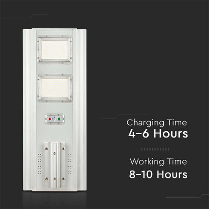 Candeeiro de rua solar LED 2300lm, sensor de movimento, 6400K