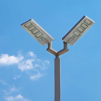 Candeeiro de rua solar LED de 4300 lm, sensor de movimento, 6400K