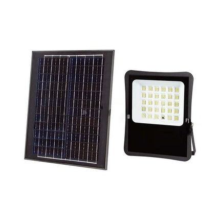 Projetor Solar LED de 2400lm, Controlo Remoto, Temperatura de Cor 6400K