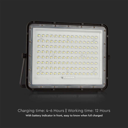 Holofote LED Solar 1800lm, Controlo Remoto, Temperatura de Cor 6400K
