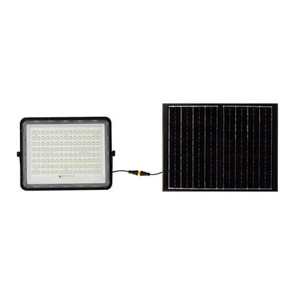 Holofote LED Solar 1800lm, Controlo Remoto, Temperatura de Cor 6400K