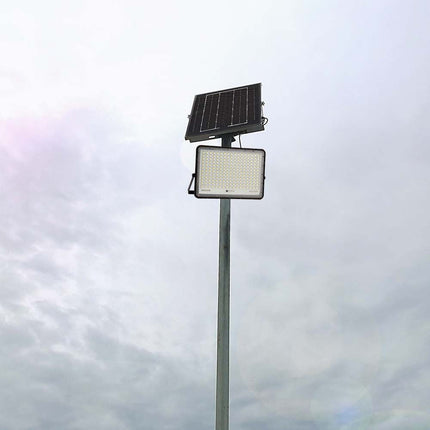 Projetor Solar LED 2600lm, Controlo Remoto, Temperatura de Cor 6400K
